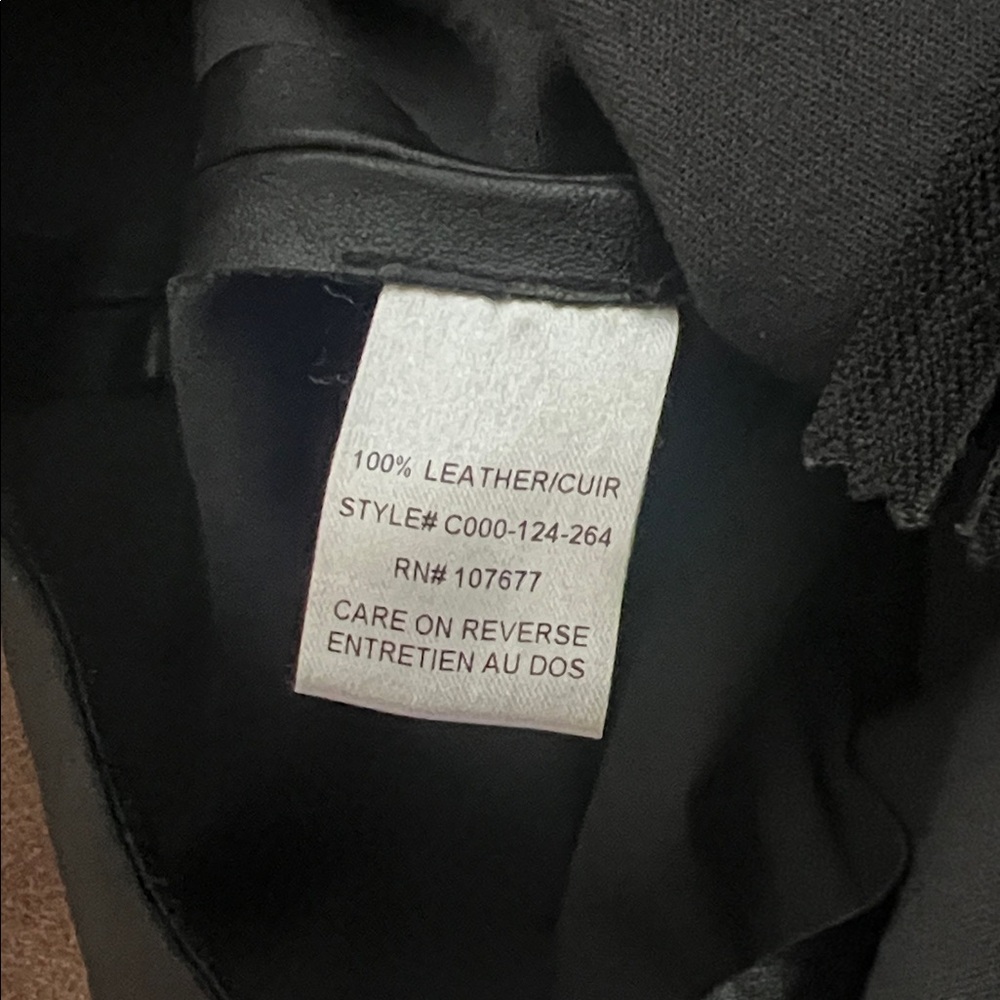 Alice + Olivia 100% leather leggings - Picture 3 of 3